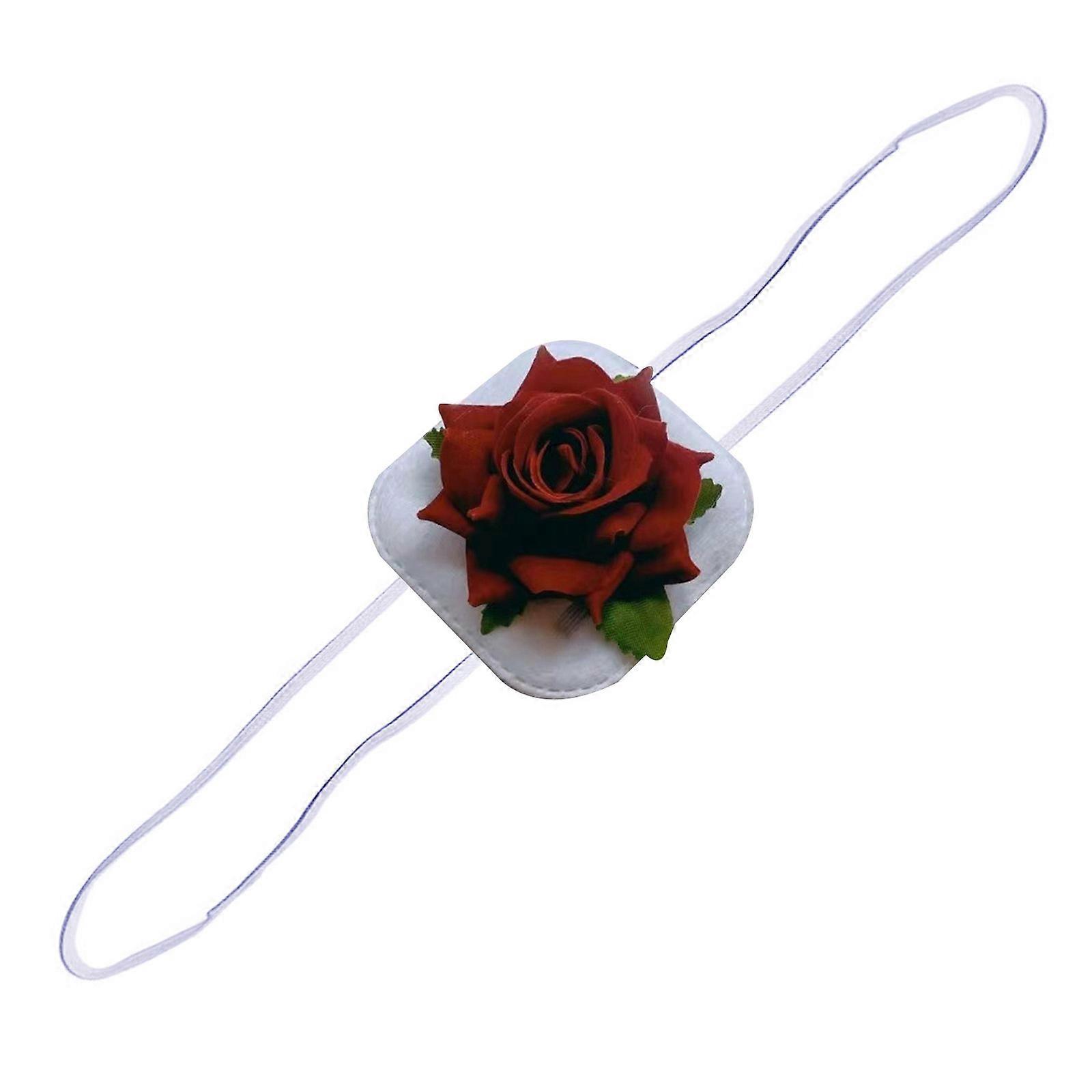 Cosplays Eye Mask Cute Eyeshade Single Eye Mask Eye Patches Adjustable Eye Props Comfortabl One Eye Patches Blindfold wine red
