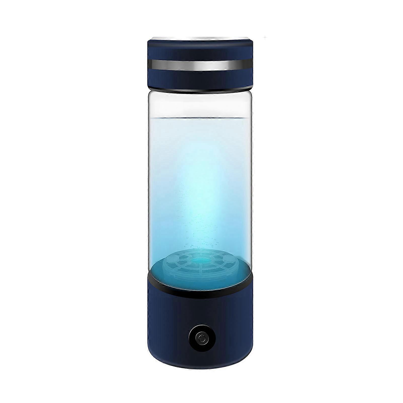 Portable Hydrogen Water Bottle Generator with SPE and PEM Technology Rechargeable Hydrogen Water Ionizer Machine for Home Travel Fitness Daily Drinki