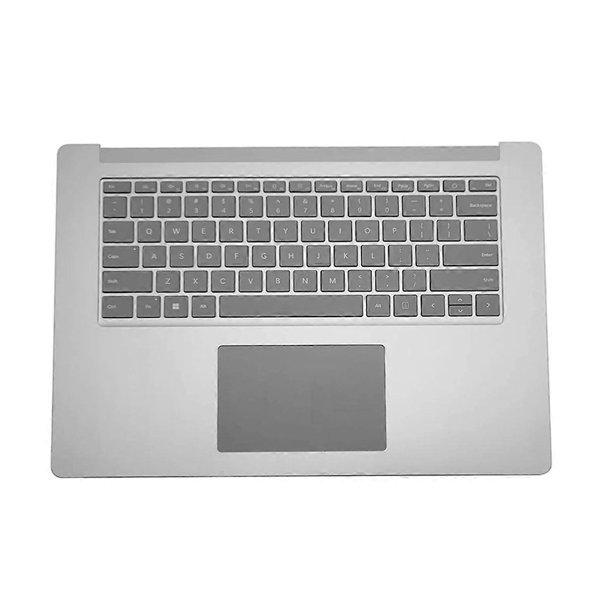 Laptop Keyboard for Laptop3/4/5 13.5 Inch 1951 Replacement Palmrest Keyboard Touchpad Silver