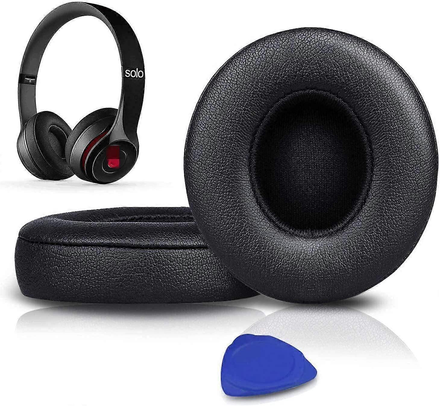 For Beats Solo3 / Solo2 Ear Pads Wireless Black