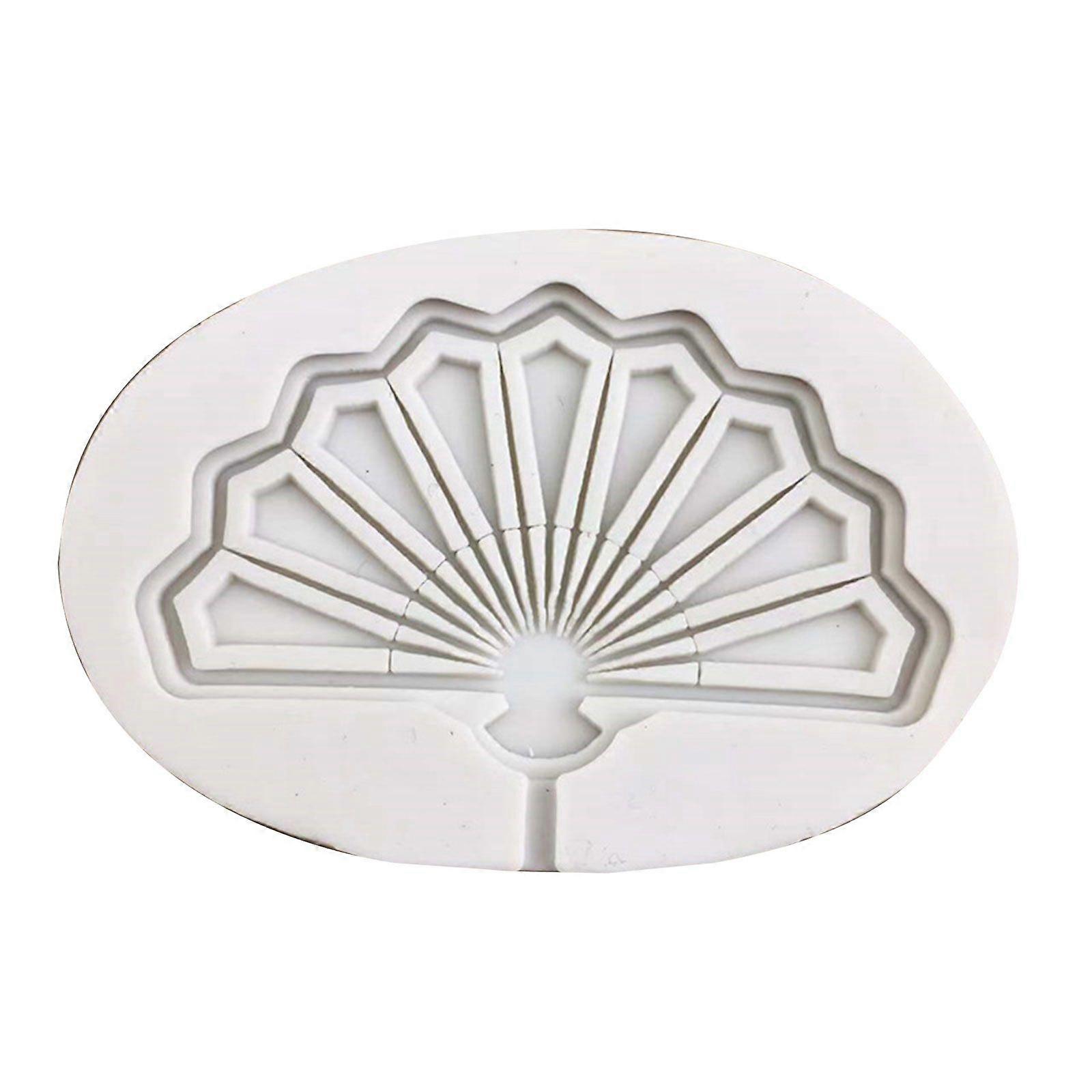 DIY Folding Fan Shape Baking Mold Birthday Cookie Tools Cake Decorating Tools