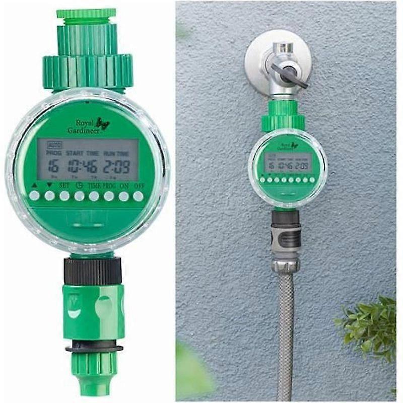 Electronic Watering Programmer - Royal Gardineer - BWC-130 - 16 Programs - LCD Screen