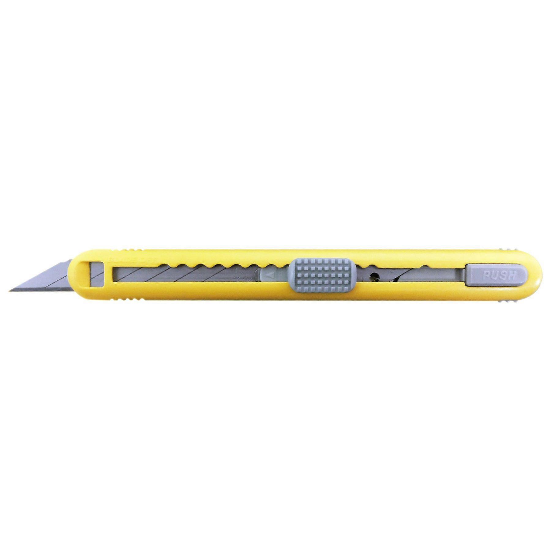 ABS Grounding A-553P 30-Degree Multi-Wing Cartridge Knife, Yellow, Heavy-Duty Utility Tool, Durable Cutters