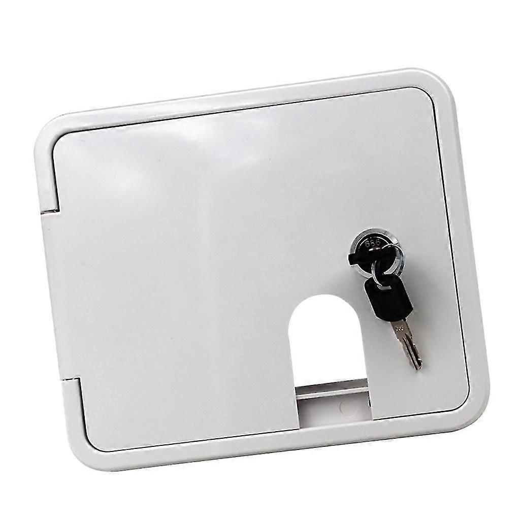 Electric Power Cord Cable Hatch Square Cover Compartment for Lock Keys