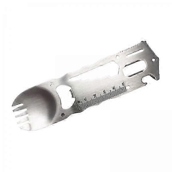 2xCamping Fork Spoon Sturdy Portable Tableware for Camping Backpacking Fishing