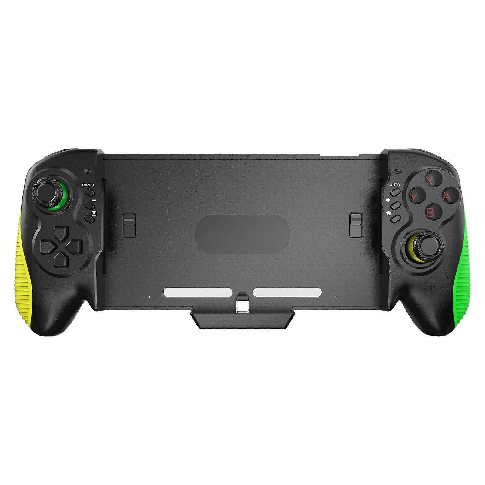 STK-7037 For Switch Game Controller with 6-axis Somatosensory Burst Function STK-7037 (Yellow Green)