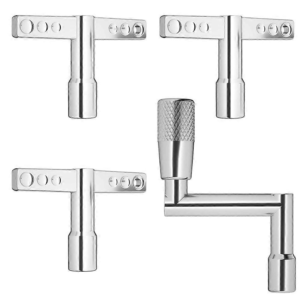 4pcs Drum Keys Drum Tuning for Key with Continuous Motion Speed for Key Percussion Parts