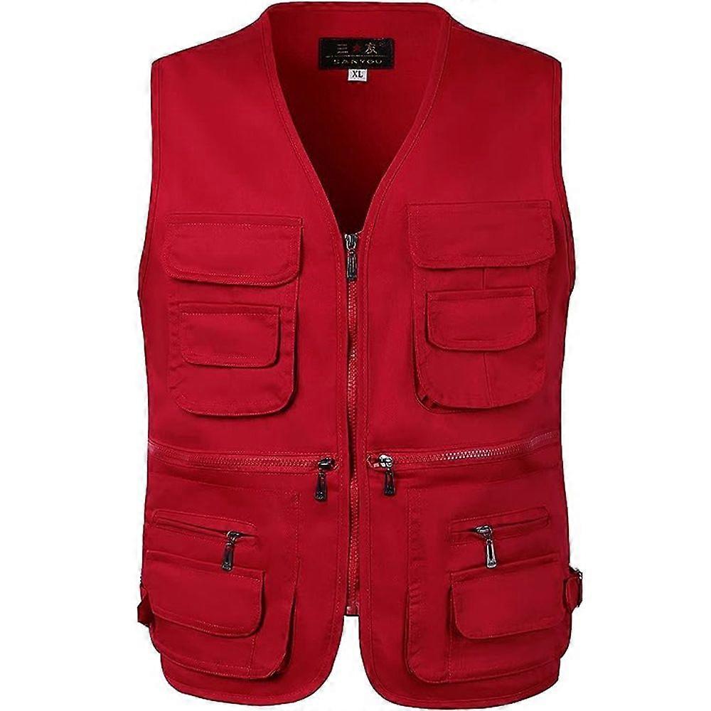 Gilet de pêche 5XL pour homme – Durable et multi-poches