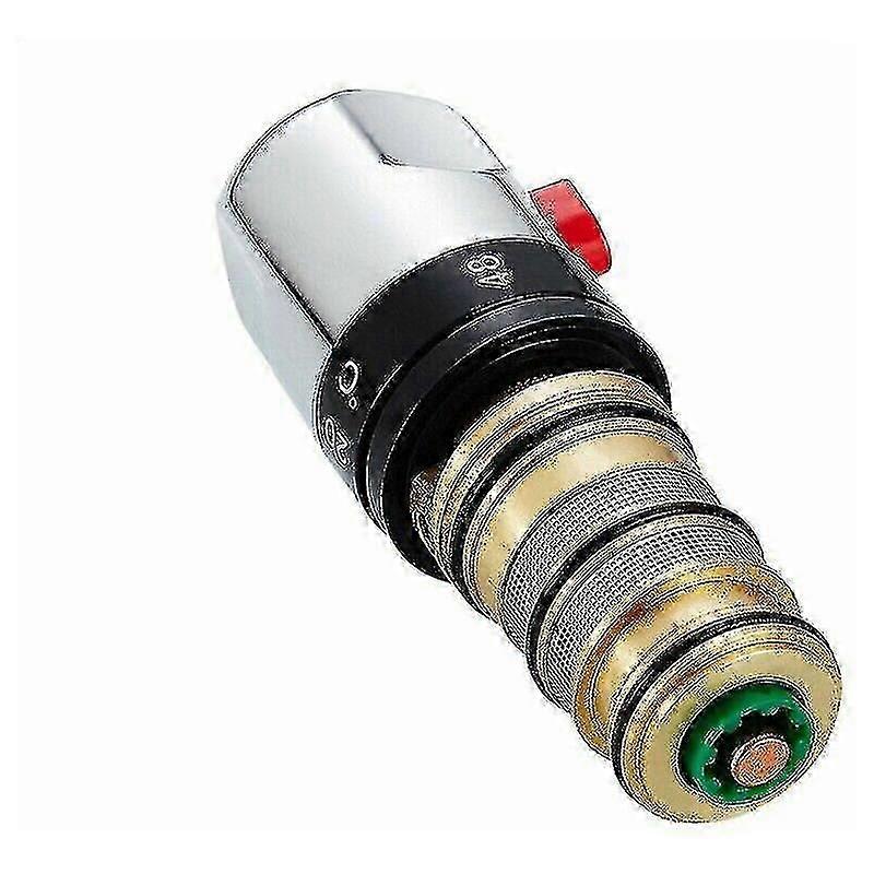 Chrome Thermostatic Shower Faucet Replacement Cartridgeone Piece All Copper Thermostatic Faucet Valve Core Temperature Sensorlilaris