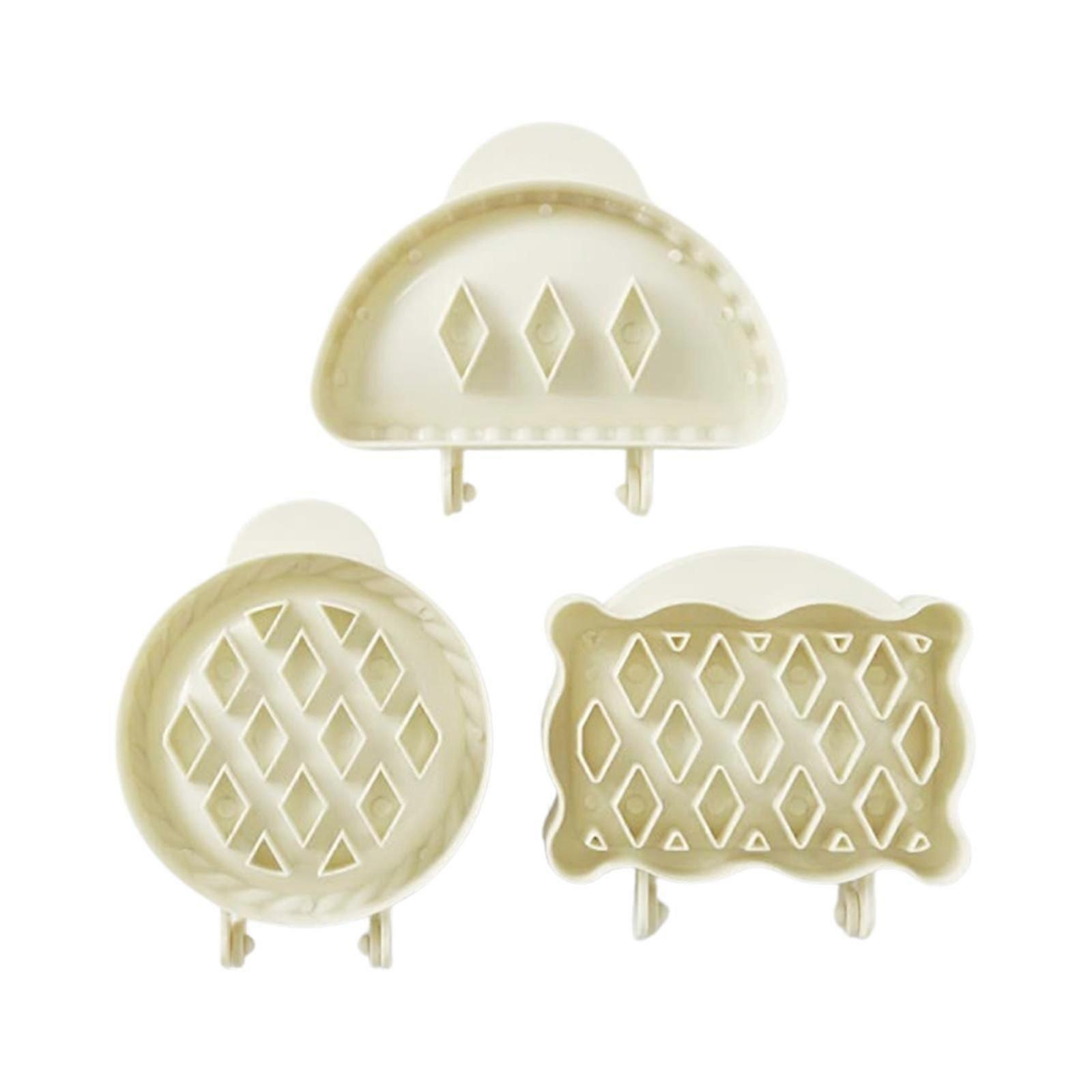 3PCS Apple Pie Moulds for Christmas Baking - Classic Design