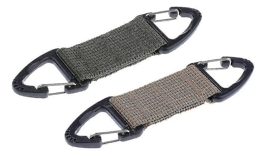 Hi Webbing Le Mountaineering Le Clip Keychain,outdoor Nylon Webbing Backpack Le Double Point Tri Le Two Way Qu
