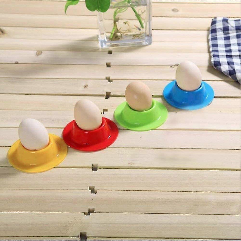 8 Pcs Color Silicone Egg Egg Cup, Kitchen Egg Tools Portable Round Egg Cups Holder For Kitchen Cooking