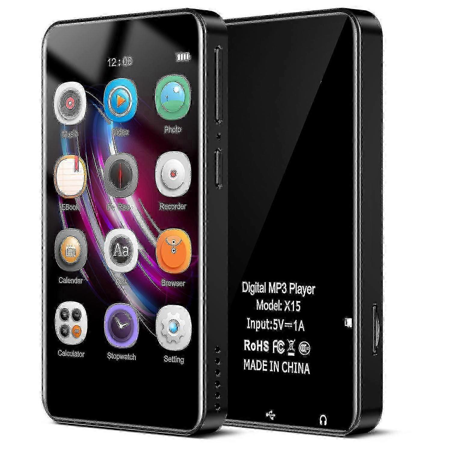 Portable Touch Button Multimedia Hifi Player Walkman Mini Music Mp3 Mp4 Fm Radio Digital Voice Recor