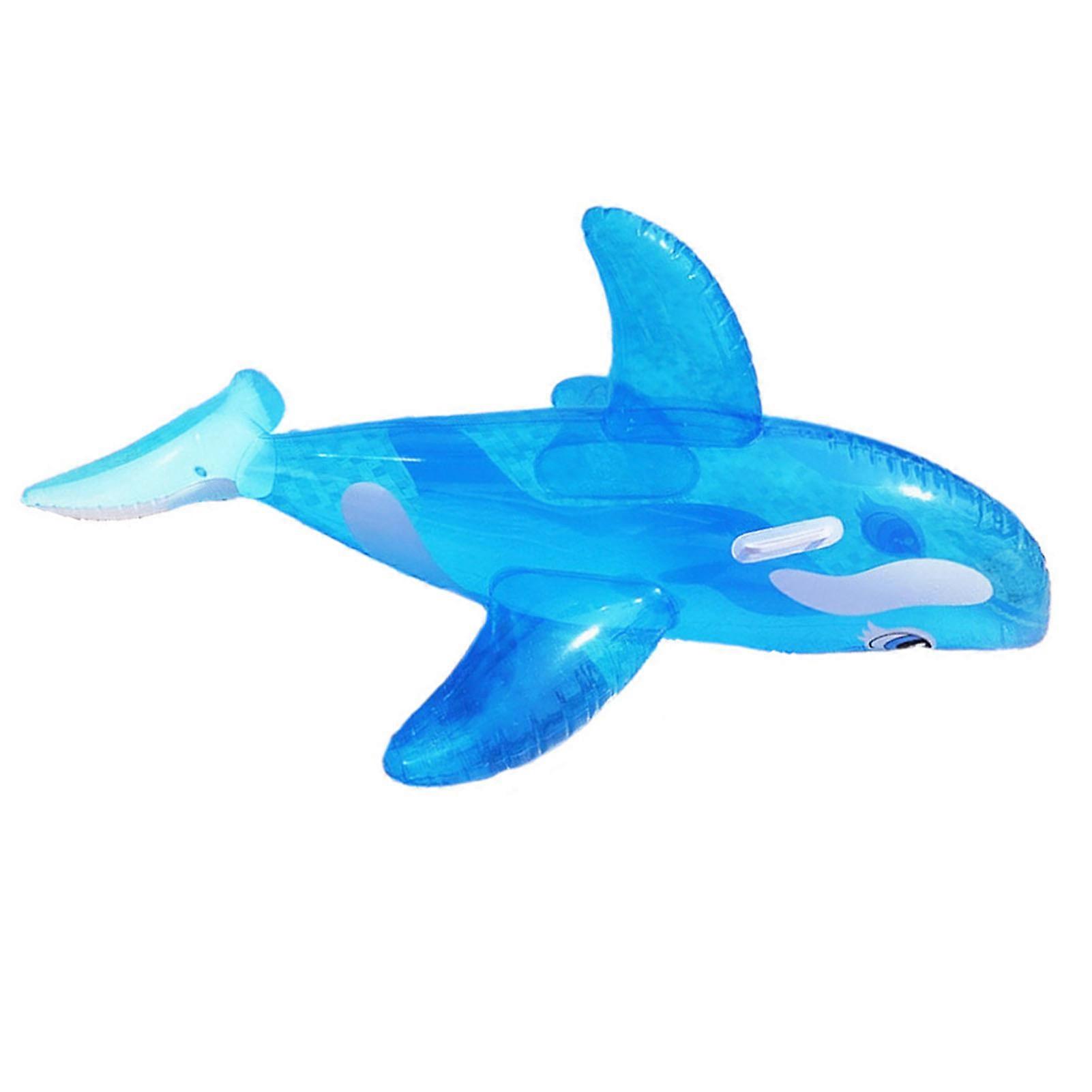 Inflatable Pool Float for Adults Large Whale Shape Ride On Swimming Pool Float for Floating Surfing Relaxation