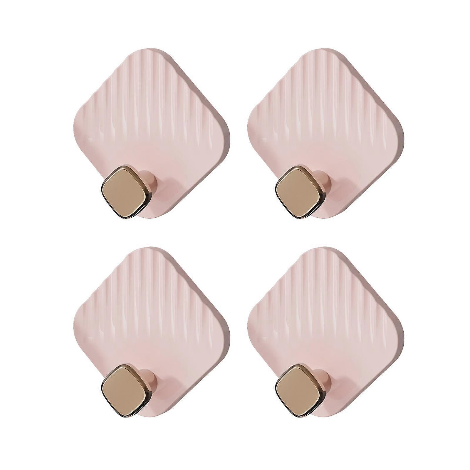 4x Multifunctional Hooks Towel Hooks Decorative Door Hanger Hand Towel Wall