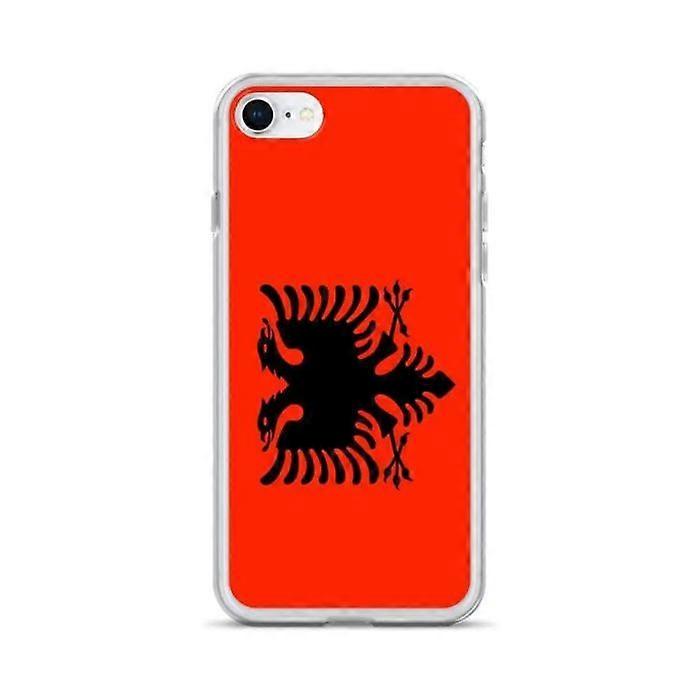 Phone Case - iPhone - Albania Flag - Soft - Multicolor - Vertical