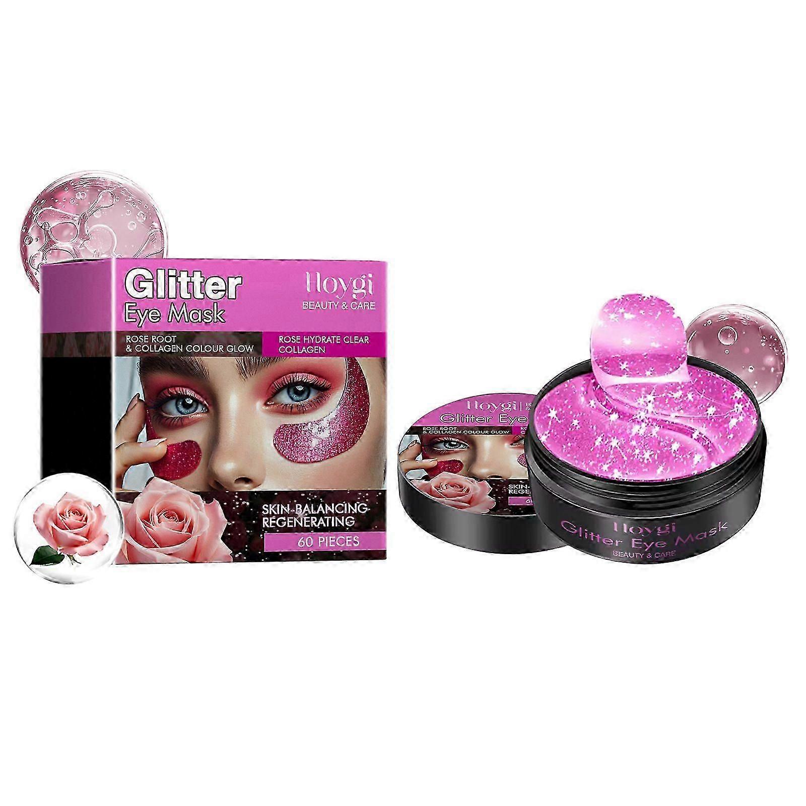Hoygi Bright Eye Mask Hydrating Moisturizing Nourishing Eye Skin Brightening Elastic Soft Eye Mask