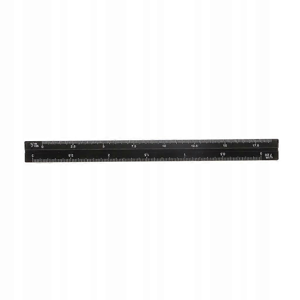 Triangular Engineering Scale Architectural Scale Aluminum Rulers 15cm Scale