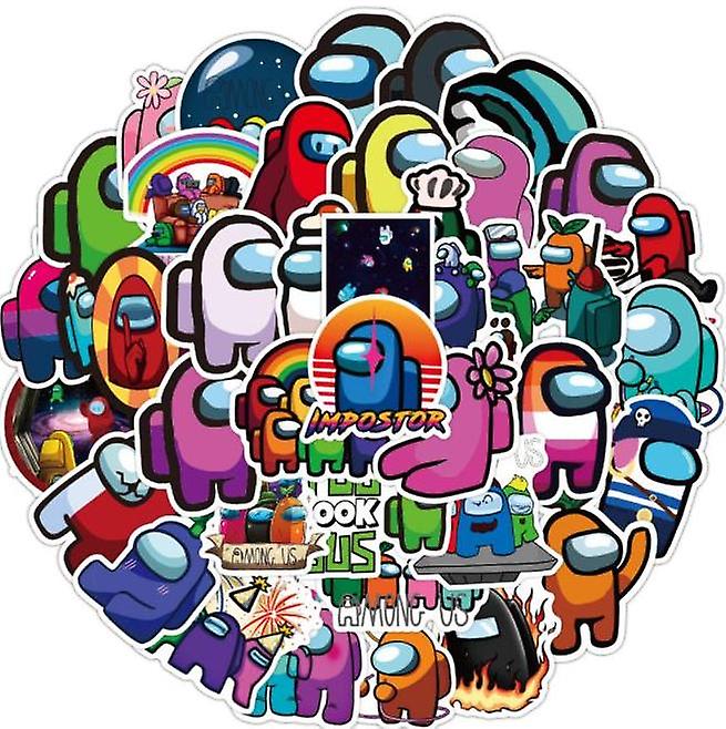 50st Among Us Stickers 