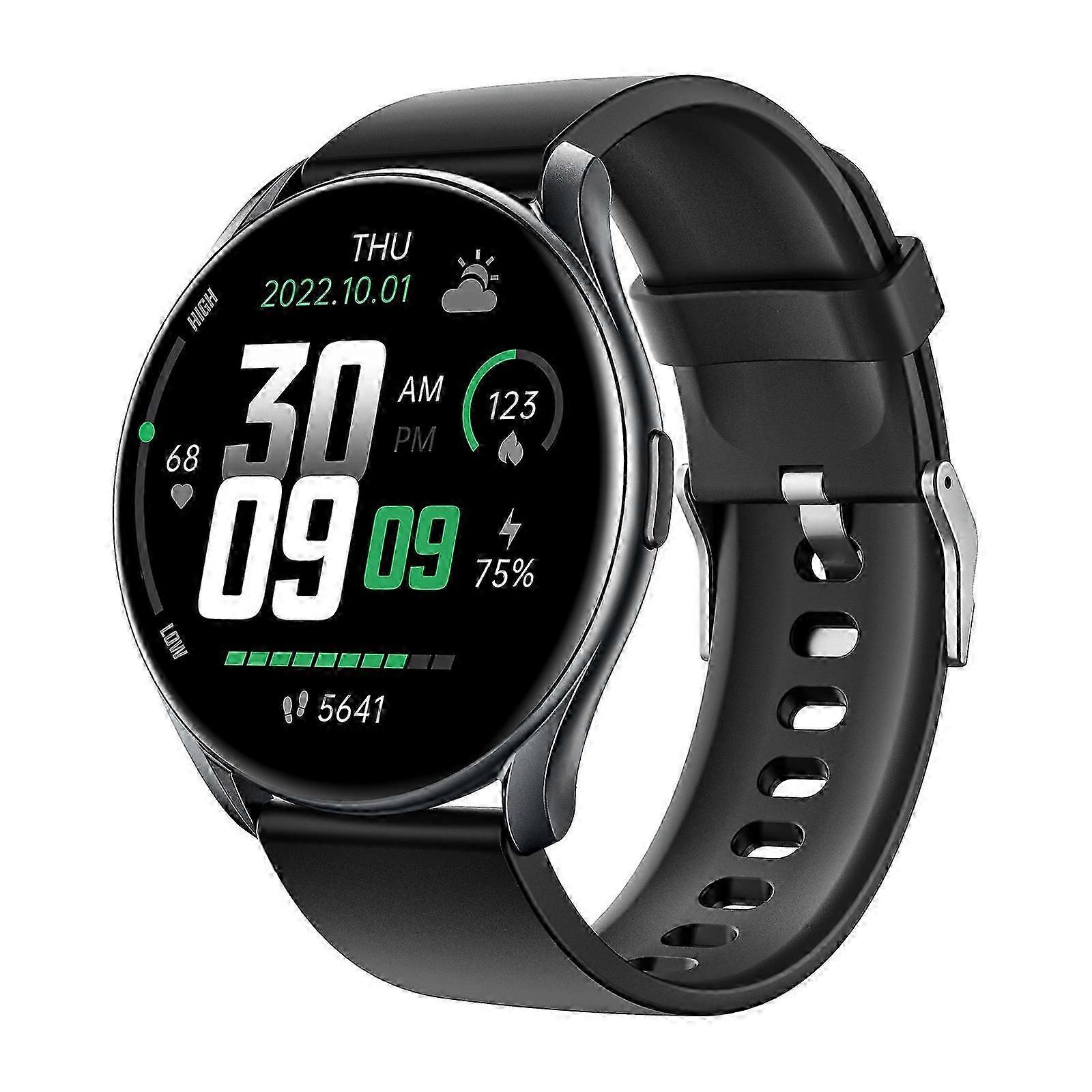 1.3'' Smart Watch For Women Men Watch With Body Thermometer Heart Rate Sleep Monitor Blood Pressure Blood Oxygen Step Counter Sports Waterproof Fitnes