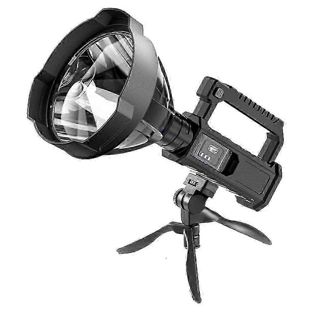 Waterproof USB Rechargeable Outdoor Flashlight Strong Light Searchlight W5120