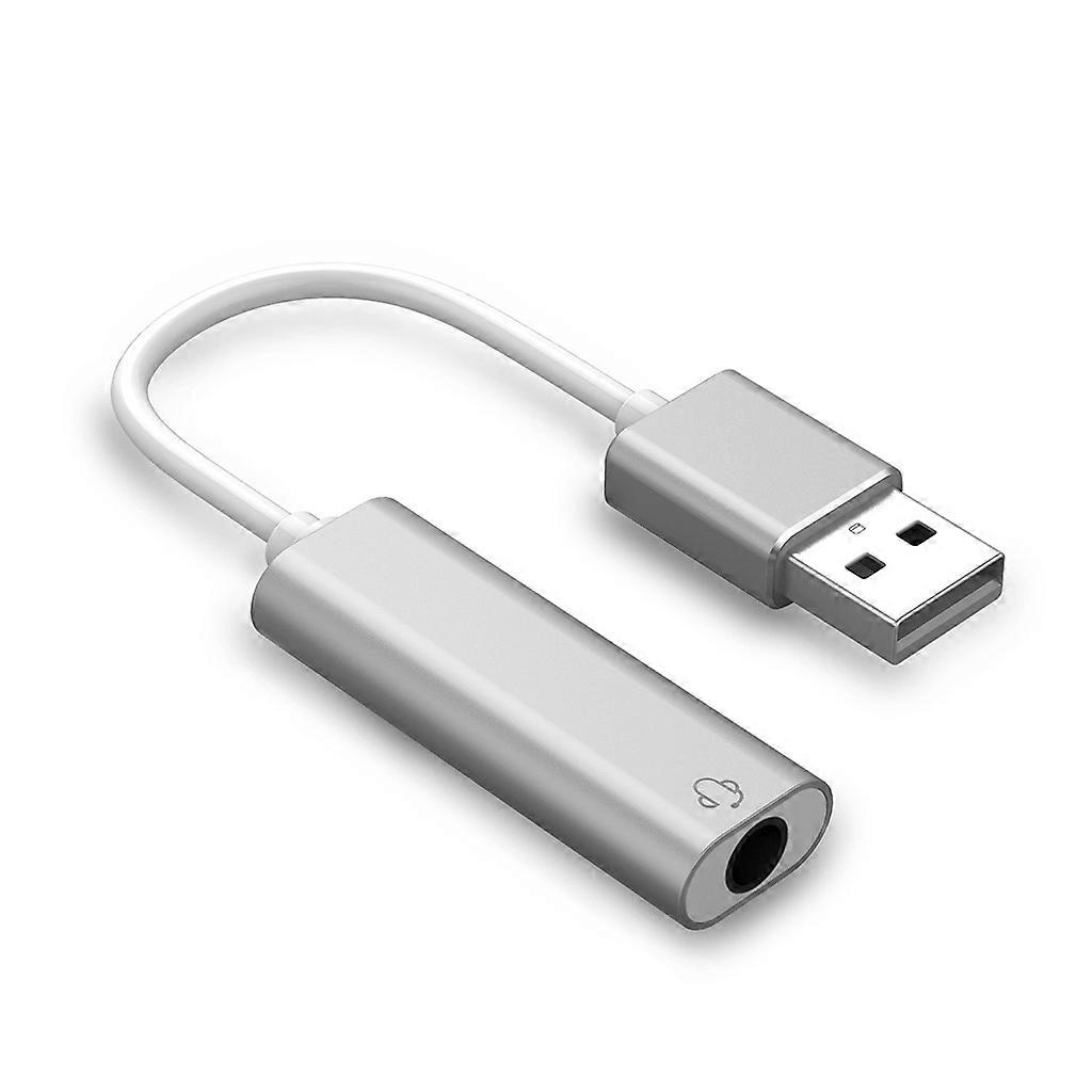 USB Type-C To 3.5 mm Headset Audio Adapter Stereo Jack with Cable Converter External Sound Card Jack