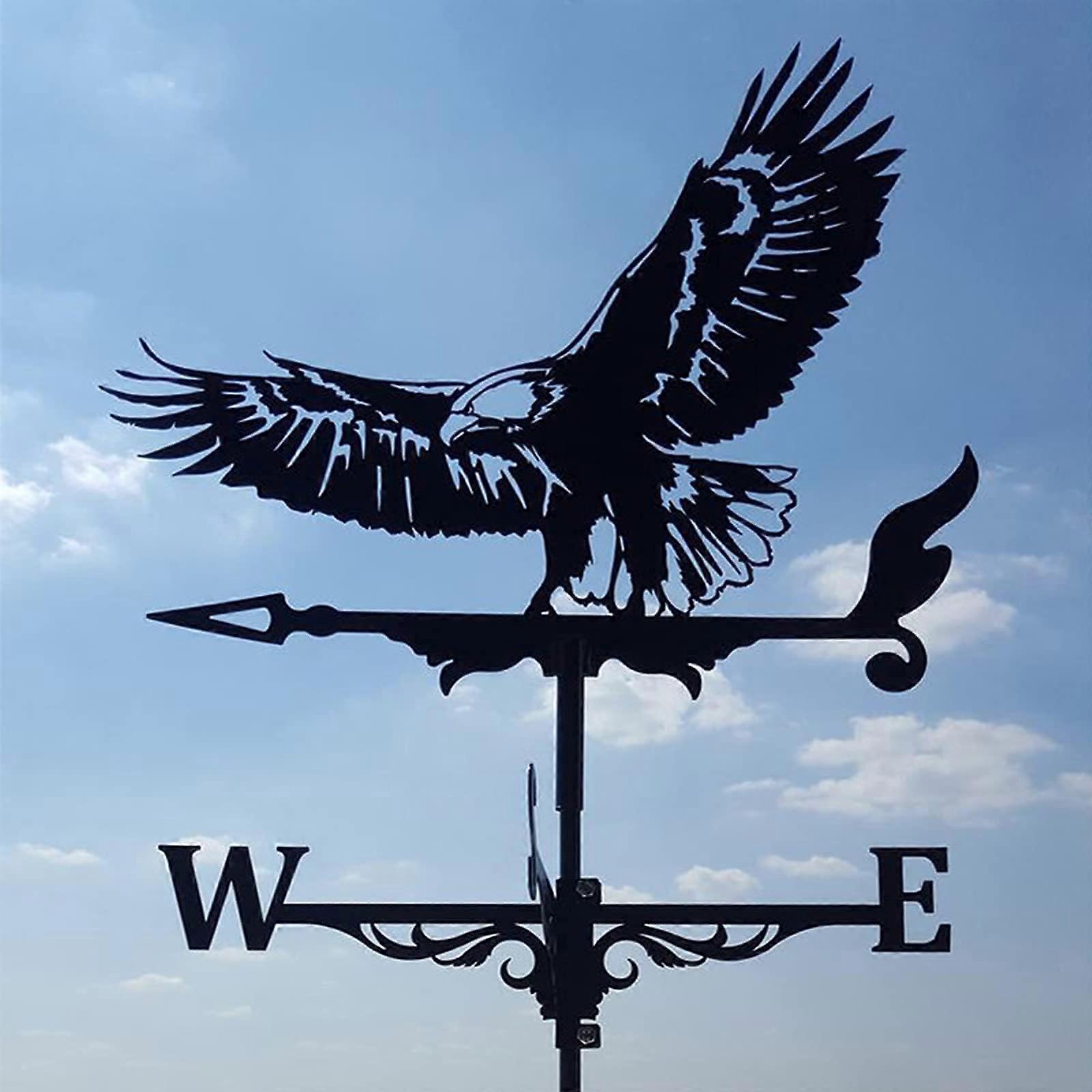 Weather vane roof bracket with animal decoration, wind direction indicator, metal bracket, easy to assemble Ref: 6181