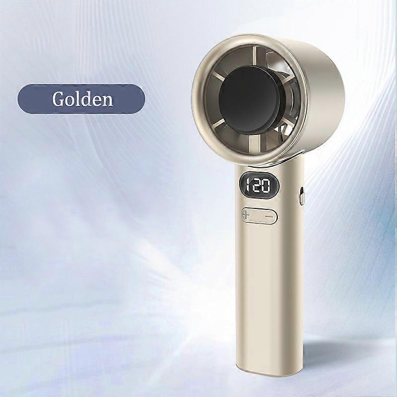 A handheld mini fan with USB charging, a new model with high-speed turbine, long battery life, USB-c