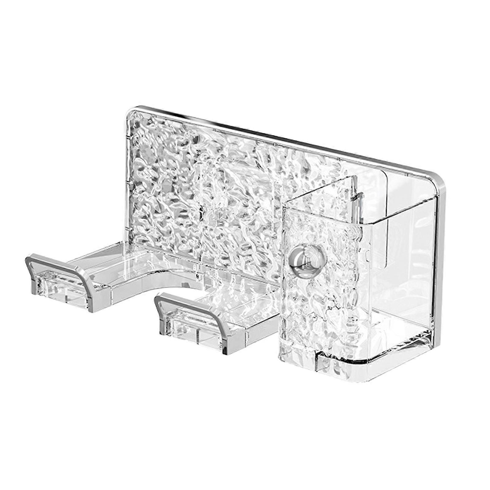 מחזיק מייבש מחזיק מתלה מייבשי שיער ללא מקדחה מחזיק כלים לטיפוח השיער סלון