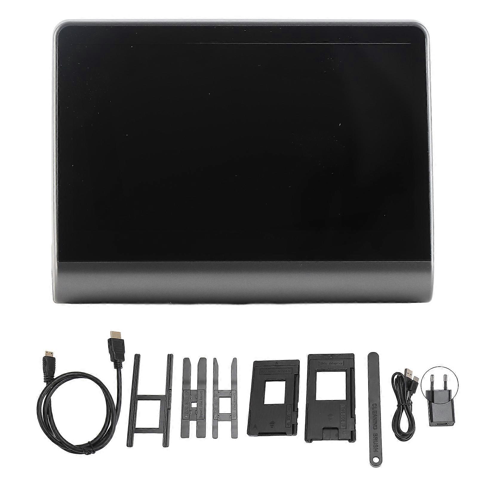 Digital Film Scanner with 7" HD LCD for 110/135/126 Negatives, EU Plug, Easy Conversion