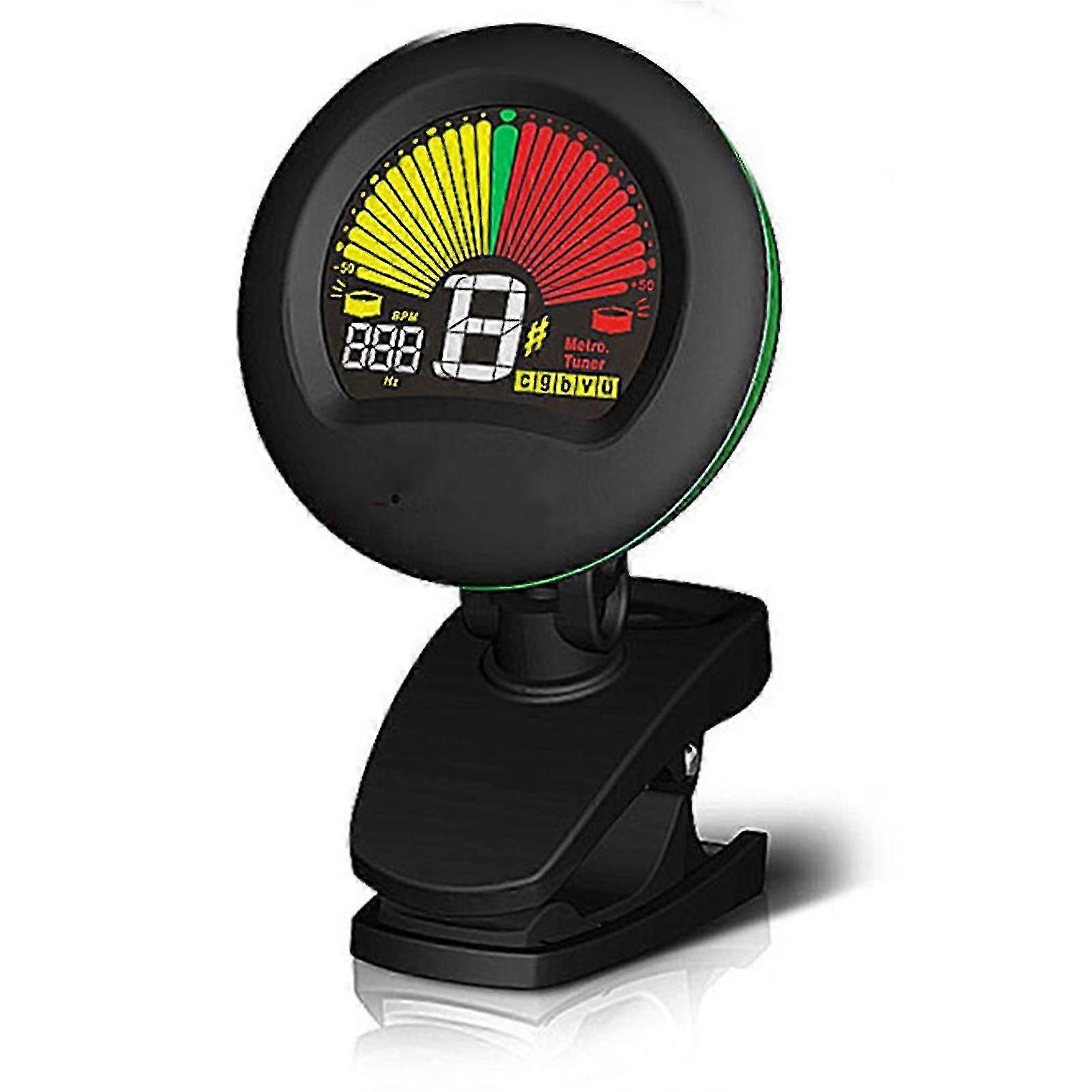 アコースティックベースバイオリンマンドリンバンジョーウクレレ用デジタルギターチューナー-ブラック