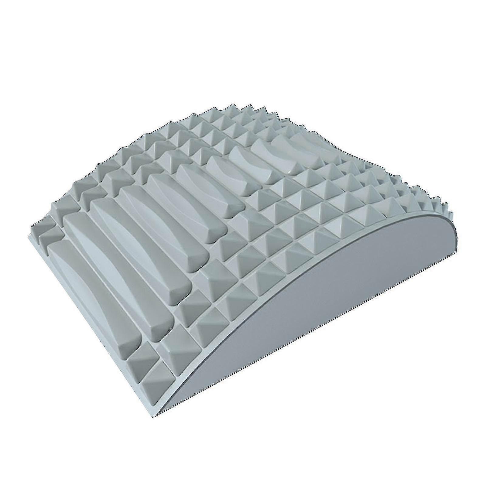 首と背中のストレッチャー、痛みを和らげるための調節可能な脊椎ボード - グレー