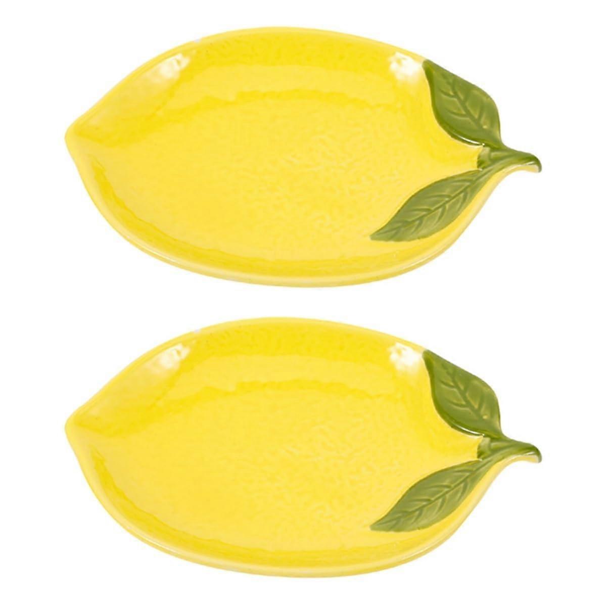 Lemon Tableware Dish Fruit Hammock Black Fruit Bowl Plank Holder