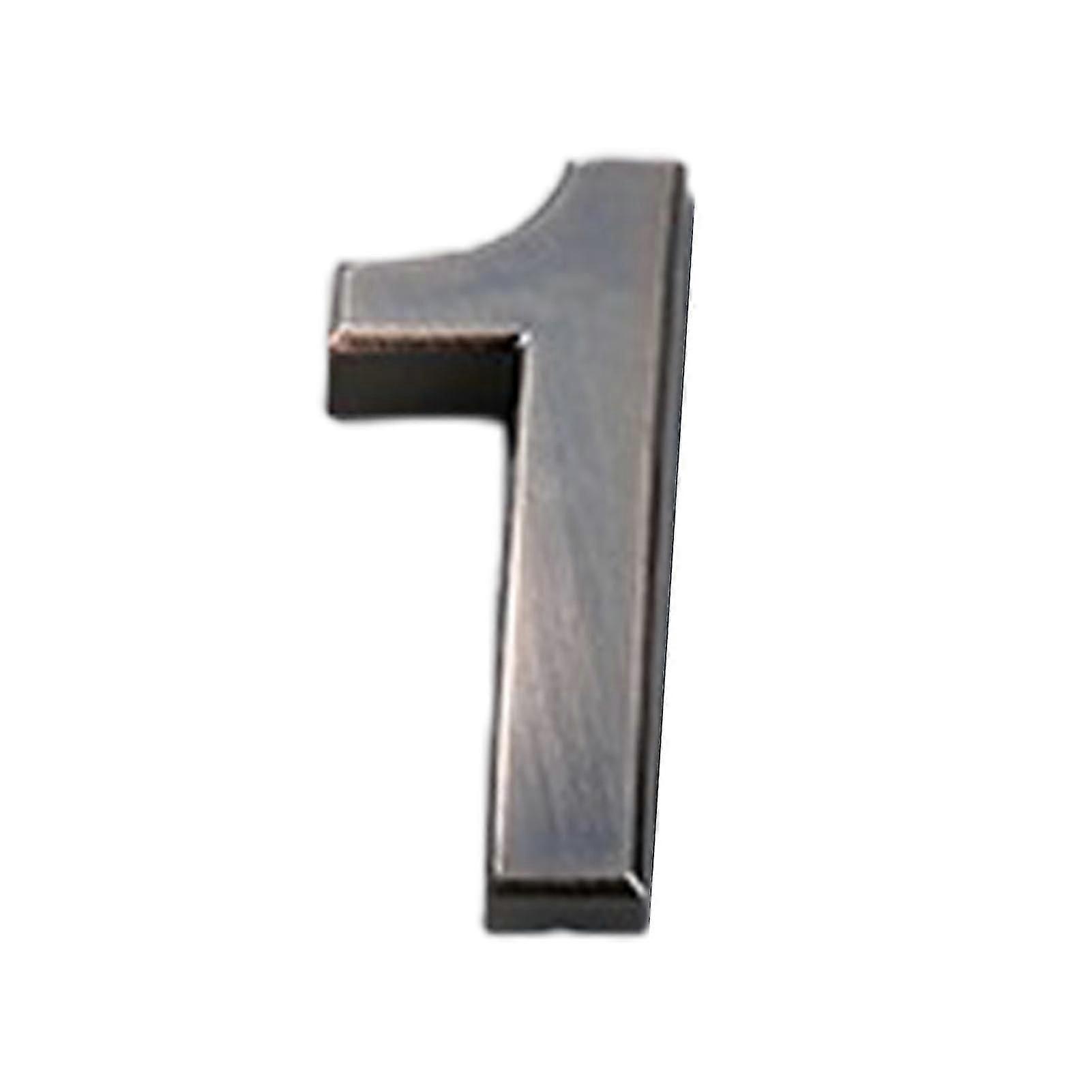 Address Number Self Adhesive Corrosion Resistant ABS 0-9 3D Numbers Door Plaques For Home