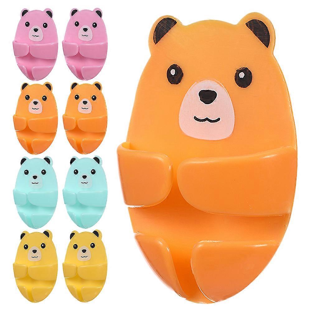 Cute Cartoon Plug Organizer, Versatile Stick-On Hooks for Organizing Cords