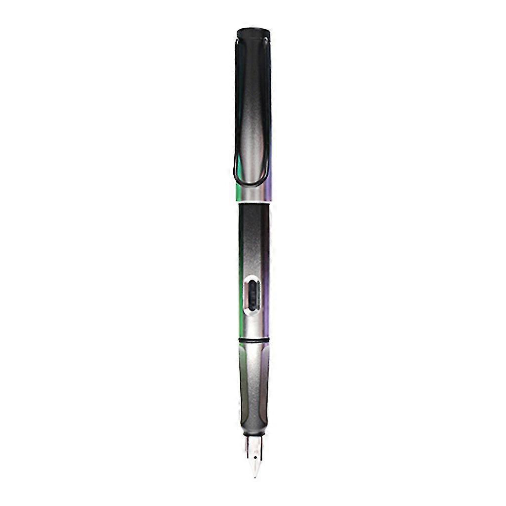 Gradient Color Fountain Pen Piston Filling 0.35mm 0.5mm Nibs Ink Sac