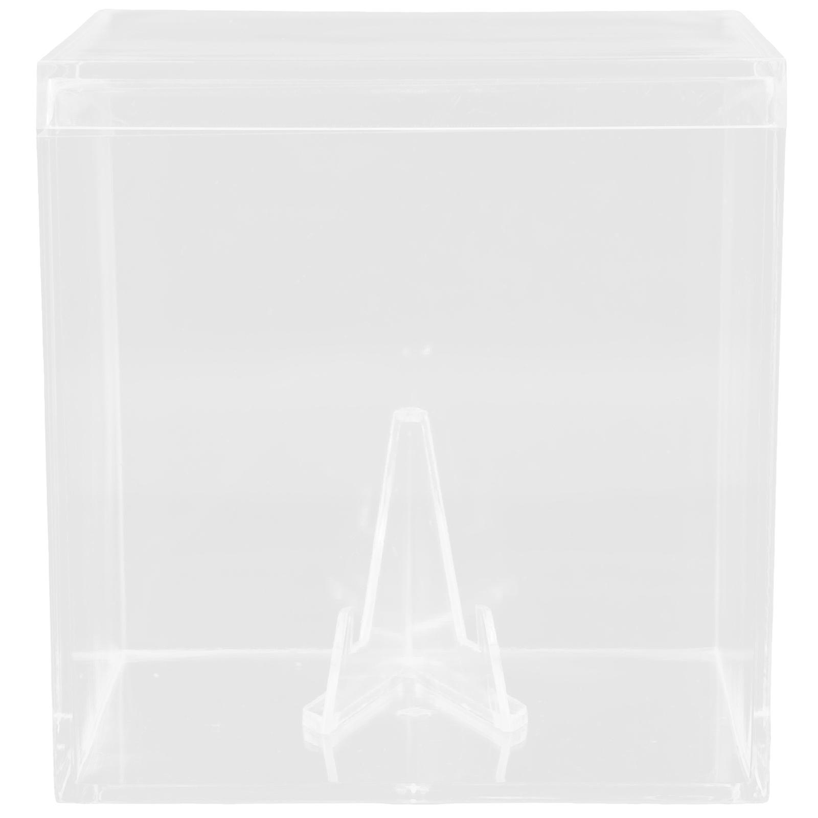 Jewelry Storage Case Ring Organizer Box For Home Use 8X8X8CM Acrylic Display 1Pack
