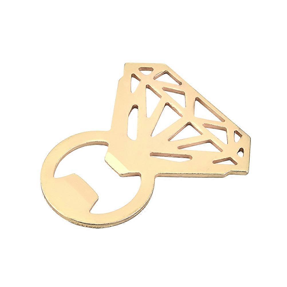 Beverage Bottle Opener Unique Diamond Shape for Christmas Party Guest Portable 2Pcs