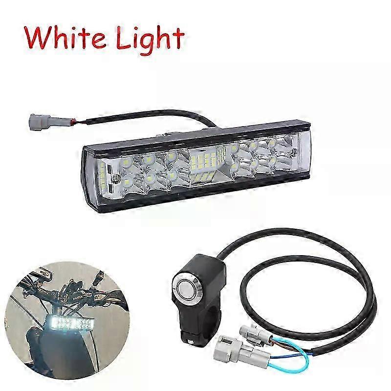 Motorcycle HEADLIGHT SWITCH Kit Plug And Play White Suitable for Sur ron Surron LBX Segway X260 X160 Handlebar Switch Accessorie