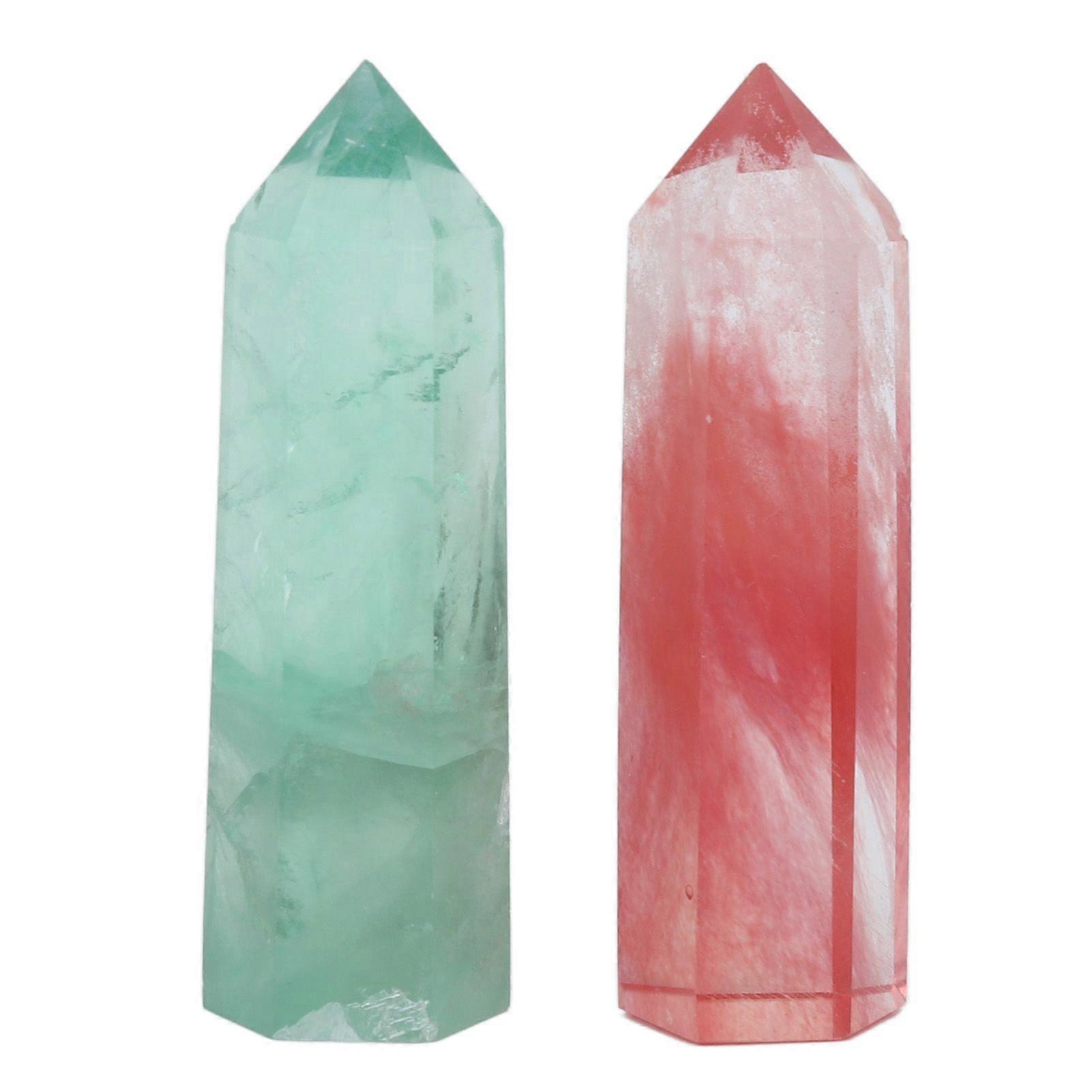 2025 Latest Model Natural Crystal Tower Set Hexagonal Prisms Unicuspid Single ...