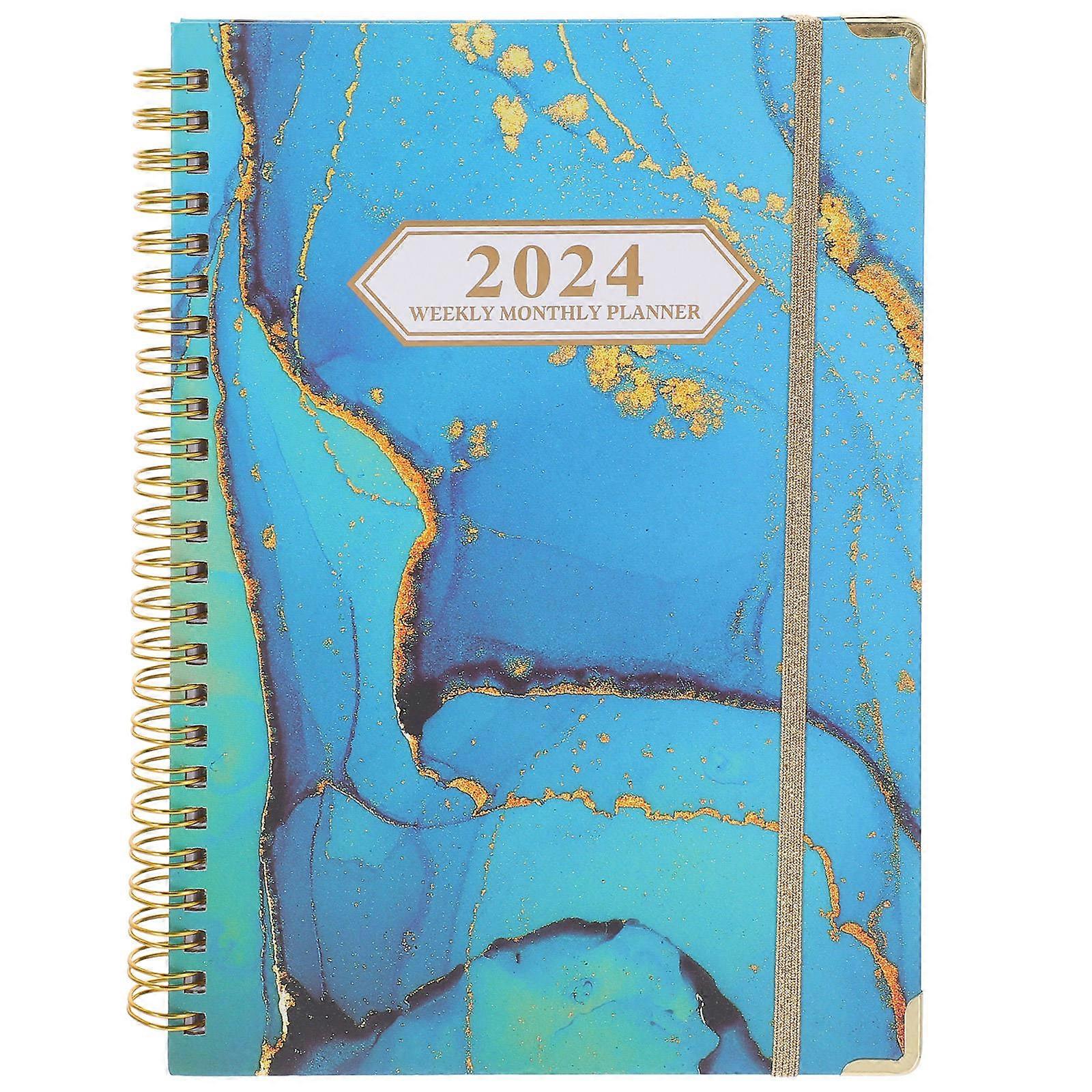 Daily To Do Planner Household Academic Planner For Work Study Personal Organization A5 Size Sky-Blue Color Portable Design 1Pcs