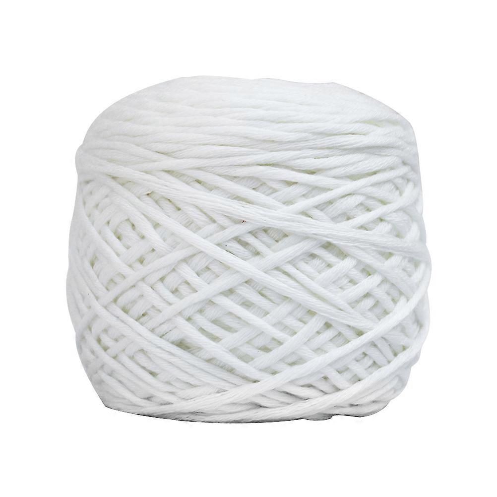 Yarn For Crochet White Cotton Thread Knitting Wool Yarn Diy Projects Handmade Crafts 200g 1Pack