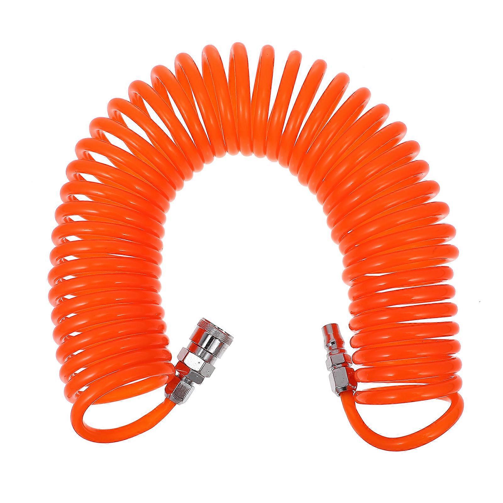 Compressed Air Transmission Air Hose 9M Orange Industrial Use High Pressure Resistance 1Set