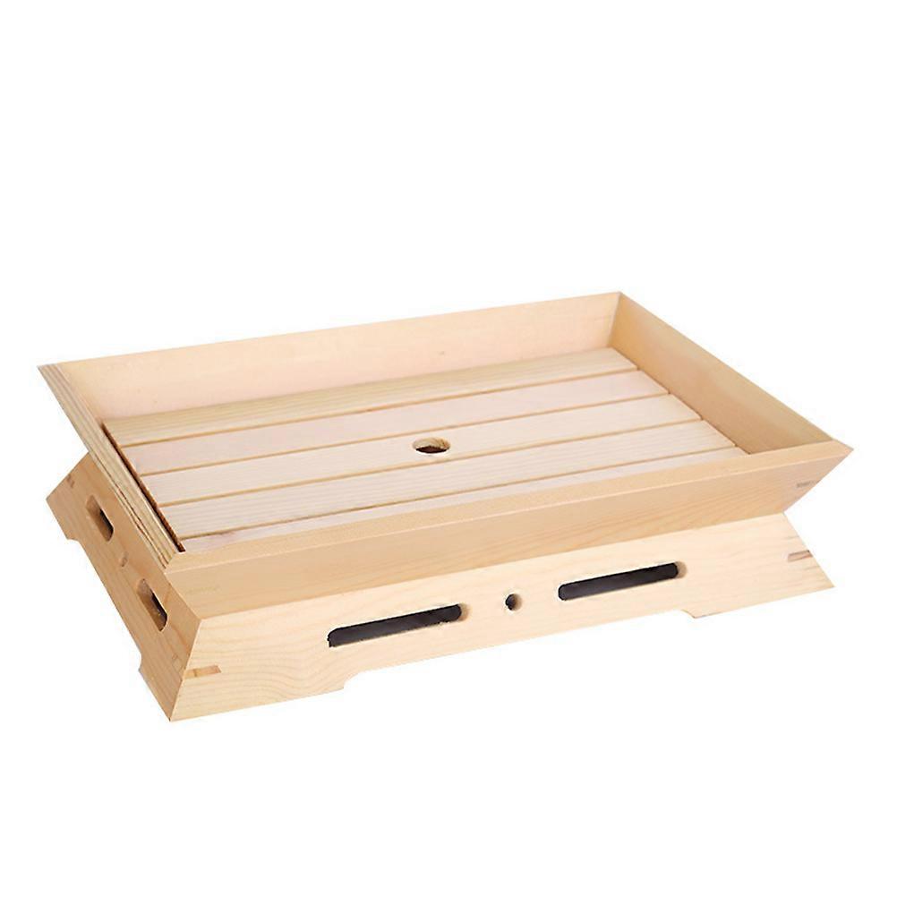 Beige Sushi Tray for Kitchen Use with x 8.5 Inches
