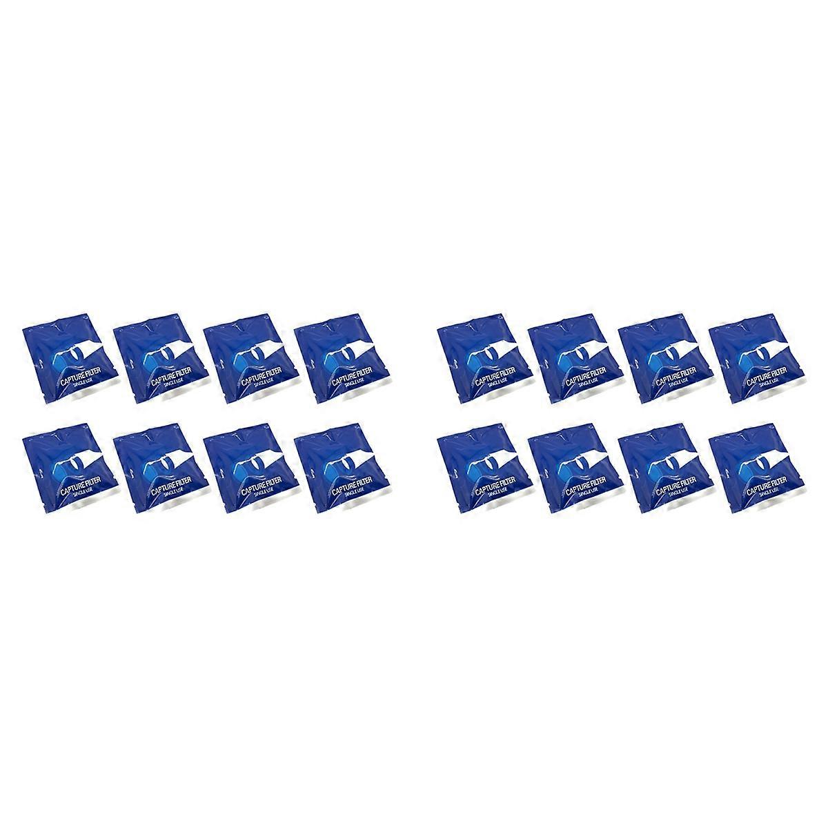 16Pcs Capture Filter Snap on Lid Traps Head Lice Electric Lice Comb Filter Mesh Bag for Comb Pet Acc