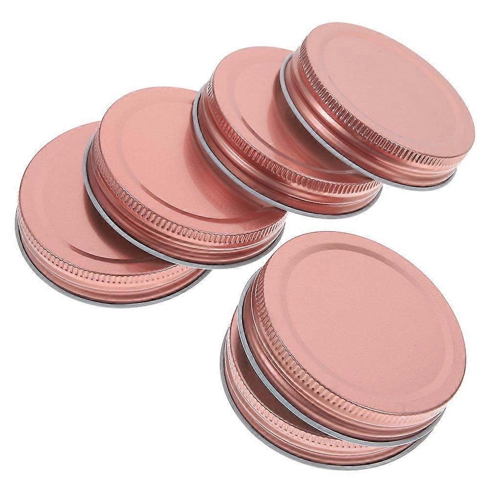Lids For Jars Leakproof Mason Jar Covers Simple Style Households 6Pcs