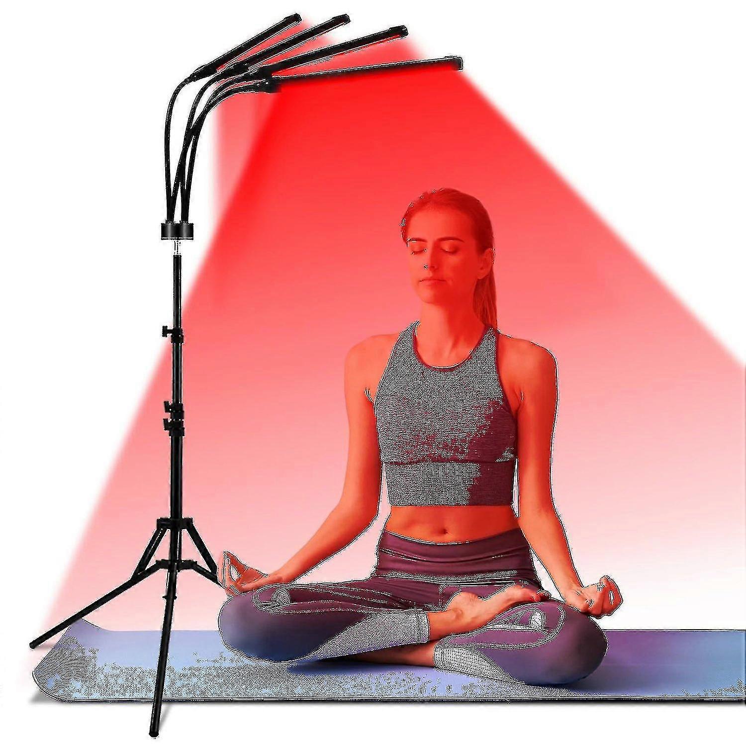 Red Light Lamp, Leds Infrared Light Lamp With Stand, 660nm & 850nm Red Lamp For Home Use