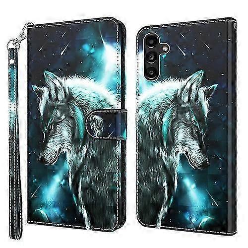 For Samsung Galaxy A15 3D Painting Pattern Flip Leather Mobile Phone Case