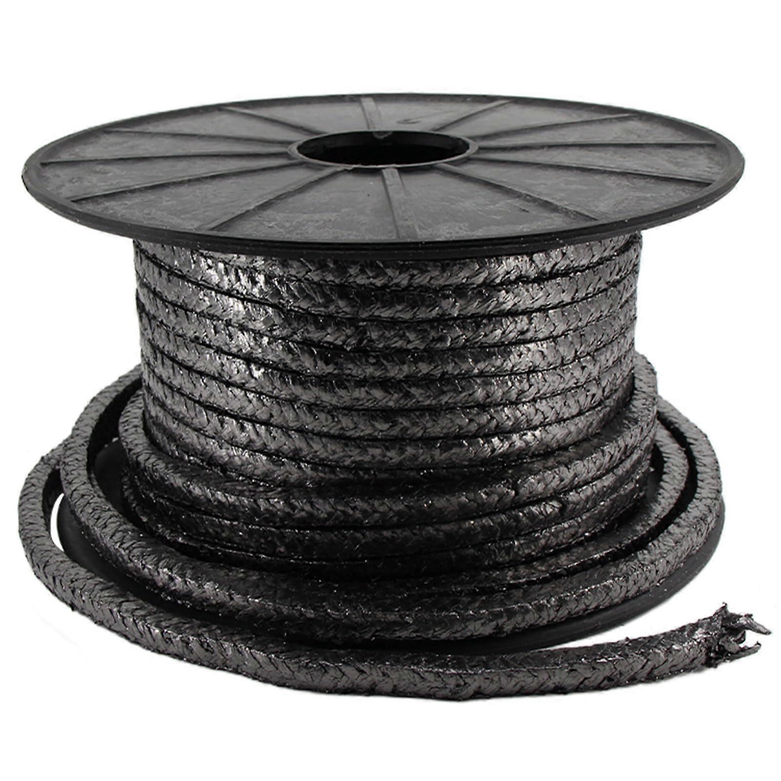 Flexible graphite packing, braided compression packing for pump stuffing box, valve stem or mechanical seal 16mm×16mm×5m