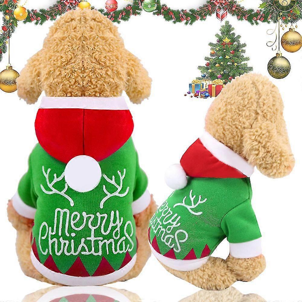 Dog Clothes Jacket Coat Christmas Party Winter Pet Costume Cat Costume